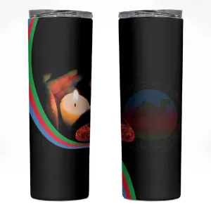 Personalized Afro-Eritrea Maelti Siwuat Skinny Tumbler Candle Vigil Glory To Our Martyrs Eritrea LT9