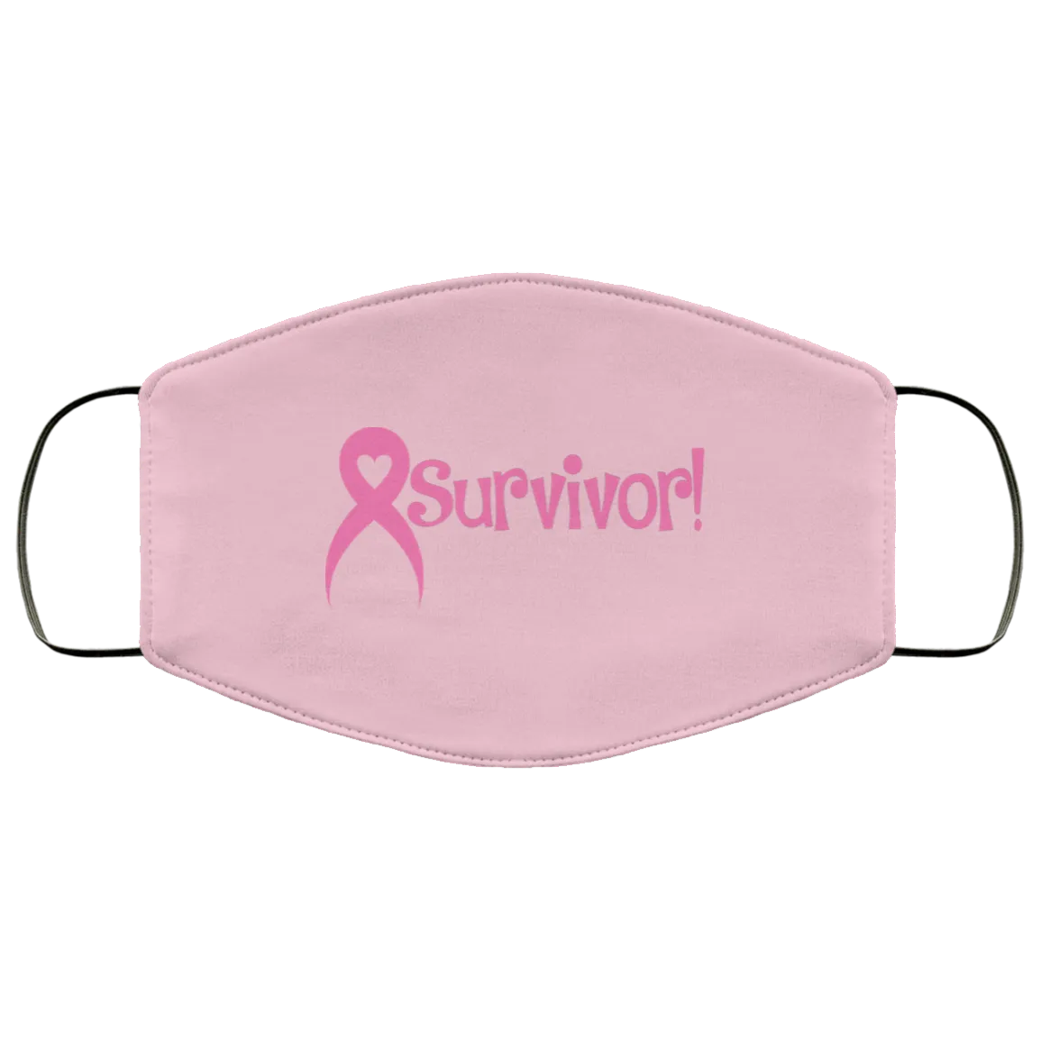 Pink Ribbon Survivor Face Mask