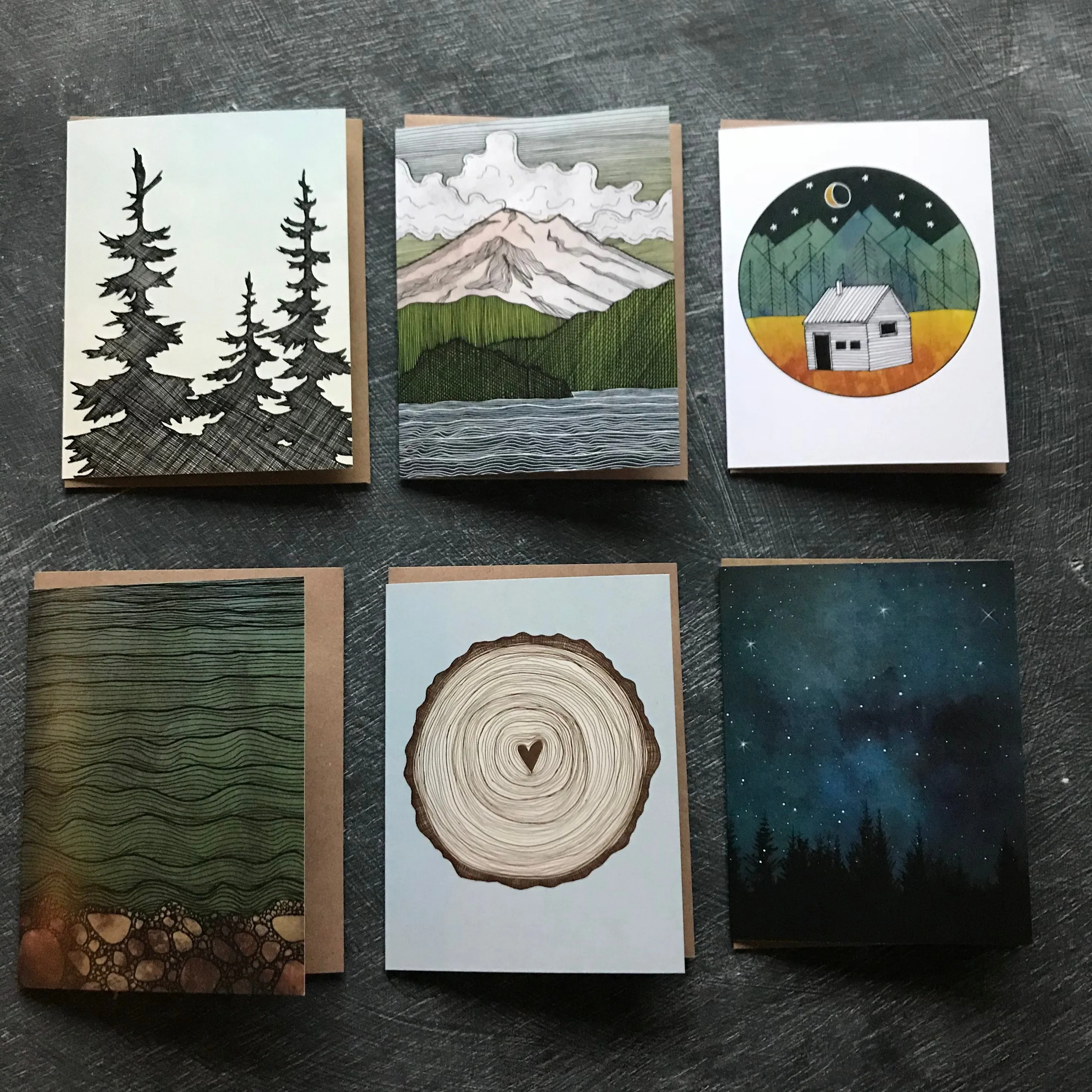 PNW Outdoor Boxed Set of 12 Cards