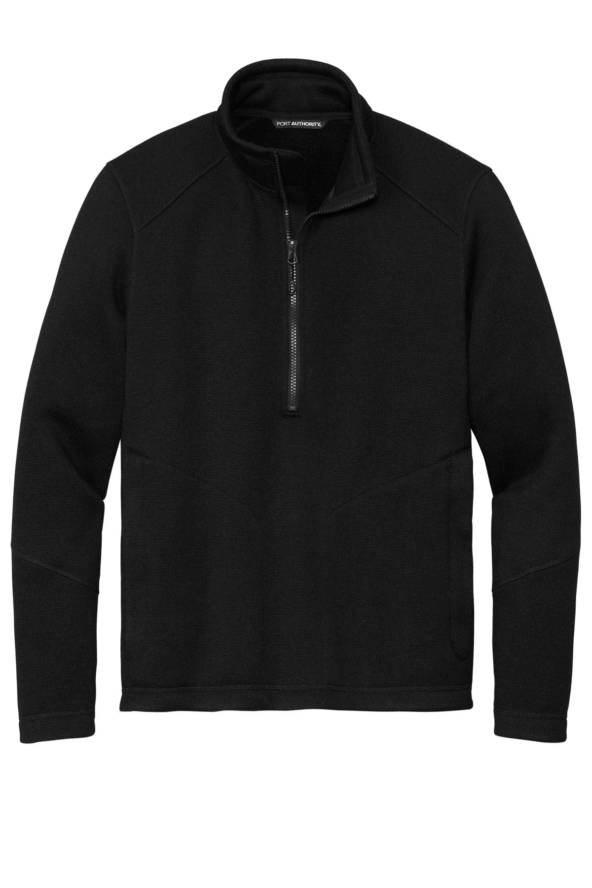 Port Authority Arc Sweater Fleece 1/4-Zip F426 Deep Black