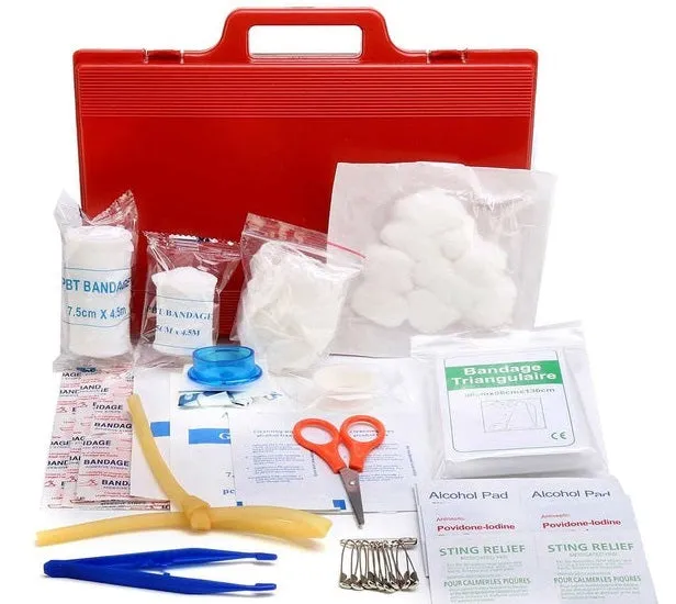 Portable Medium Empty Household Multi-Layer First Aid Kit Pouch Outdoor Car Bag First Aid Bag 16/39/46/51/79/121/180/300PCS