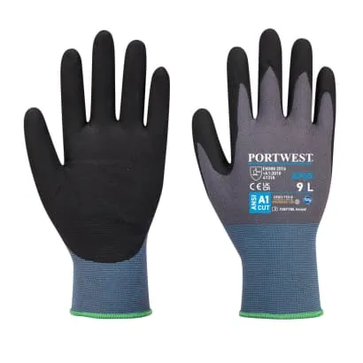 Portwest NPR Pro Nitrile Foam Anti-Microbial Work Gloves-AP65