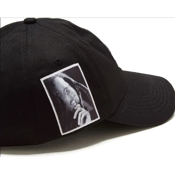 Primitive x Bob Marley Trenchtown Strapback Hat Black Gorra