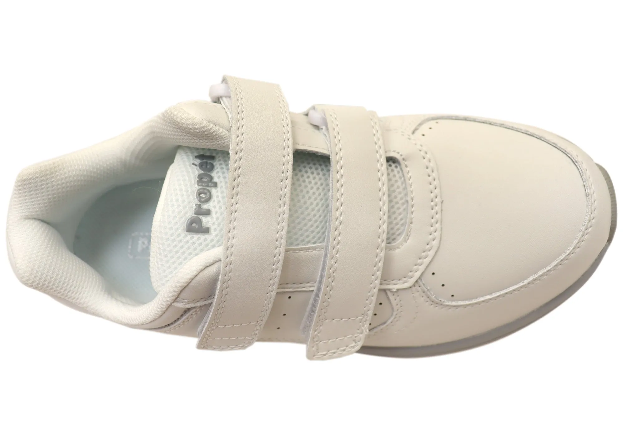 Propet Womens Ultima Strap Leather Comfortable 2E Extra Wide Fit Shoes