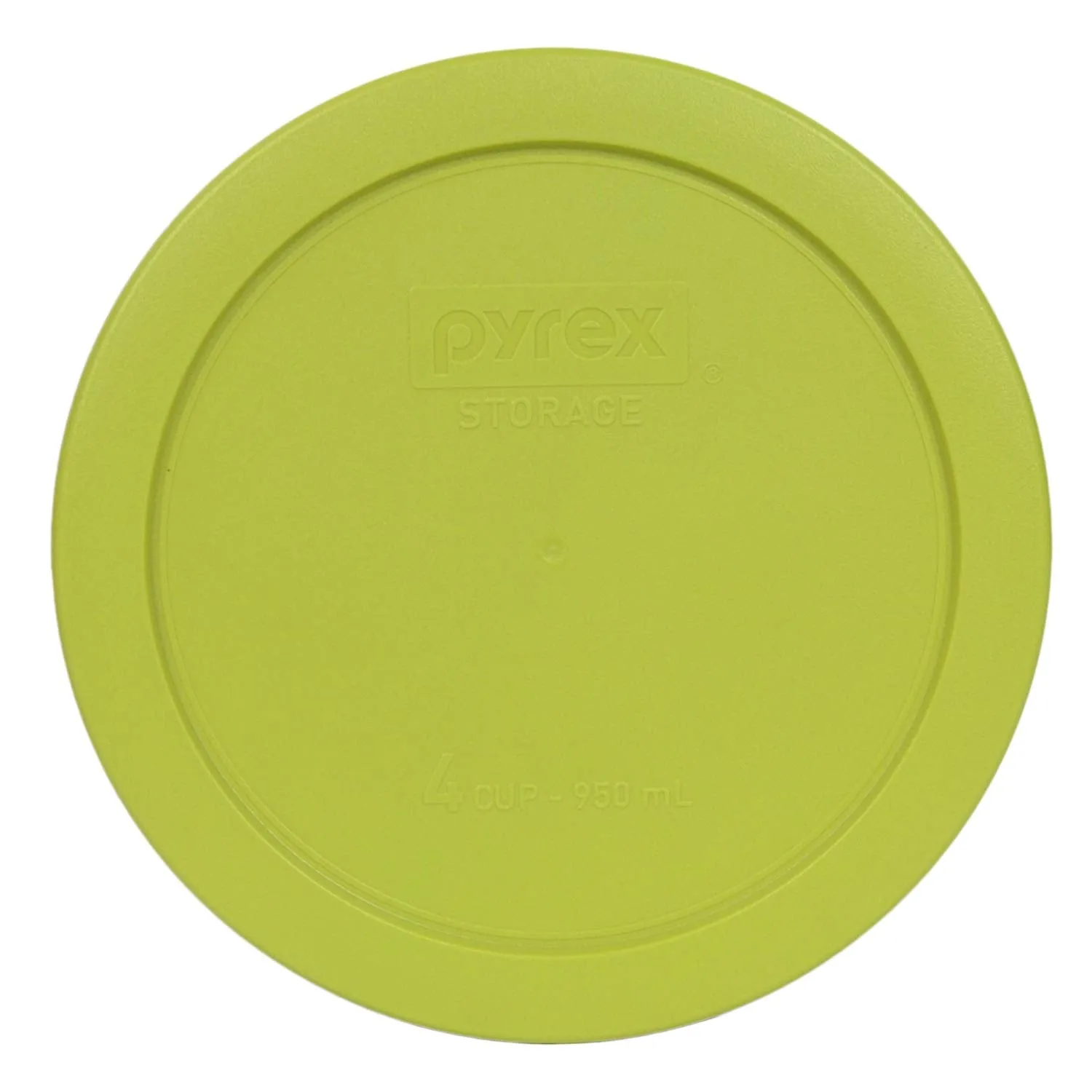 Pyrex 7201-PC Round 4 Cup Storage Lid for Glass Bowls (1, Edamame Green)