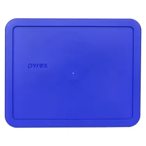 PYREX 7212-PC Light Blue 11-cup Rectangular Plastic Cover for Glass Dish