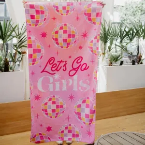 Quick Dry Beach Towel, Let's Go Girls