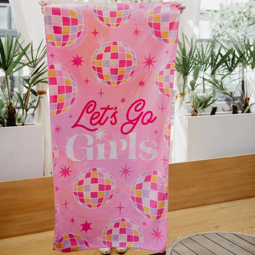 Quick Dry Beach Towel, Let's Go Girls