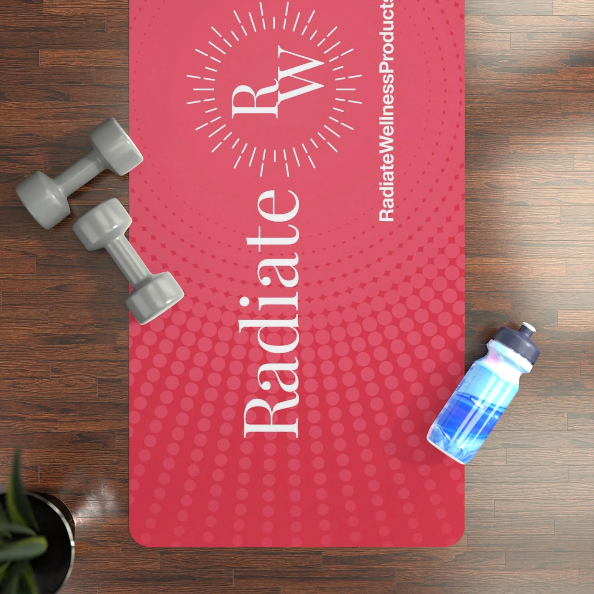 Radiate Wellness Sexy Rubber Yoga Mat