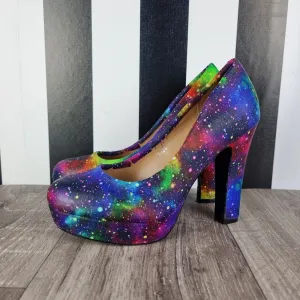 Rainbow Galaxy High heels