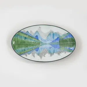 Reflect, enamel bowl