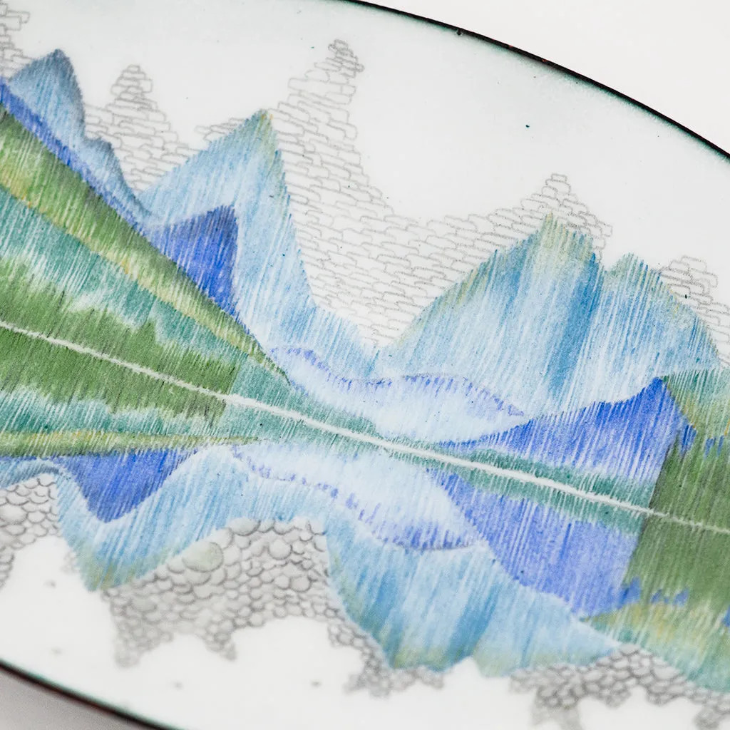 Reflect, enamel bowl
