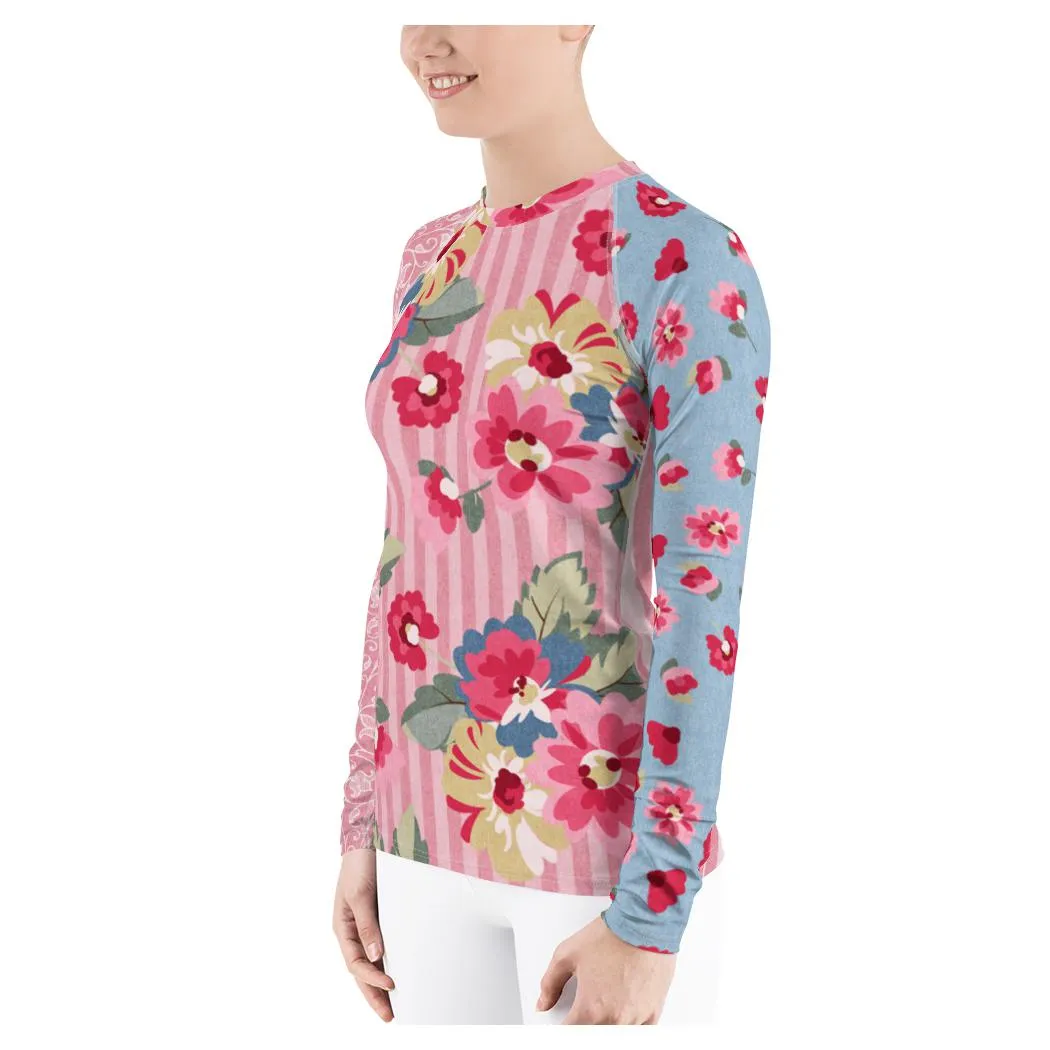 Rose Bloom Rash Guard