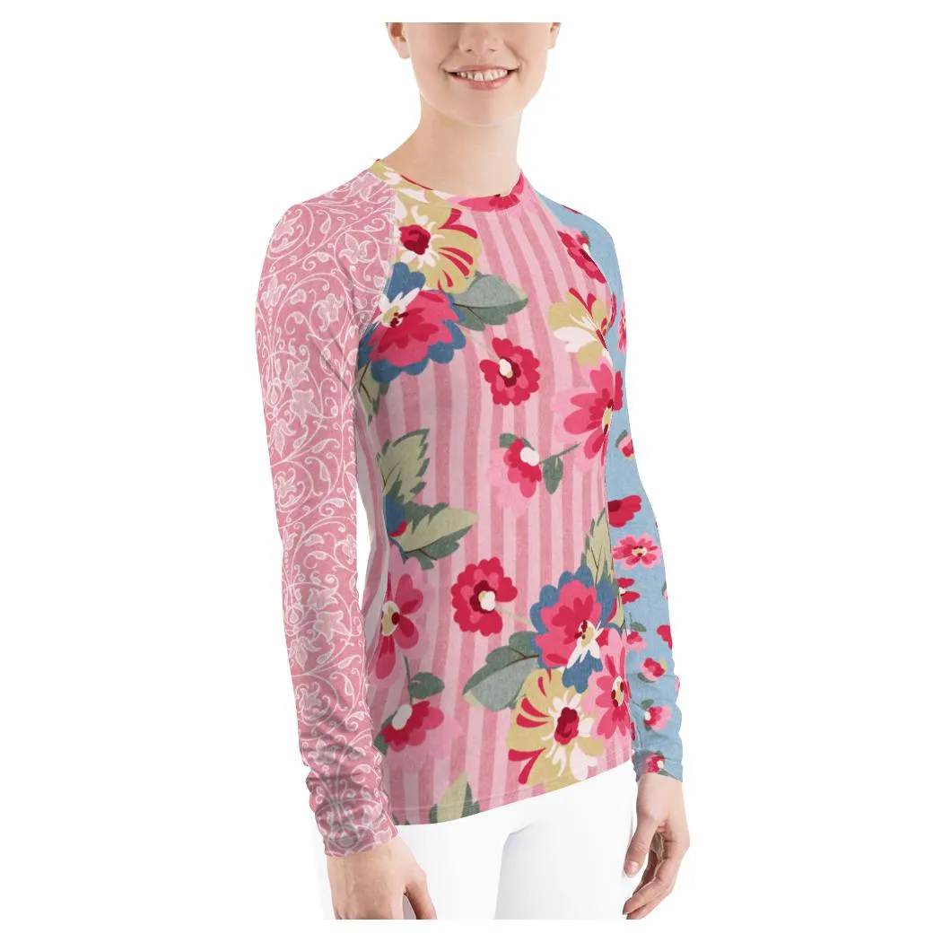 Rose Bloom Rash Guard