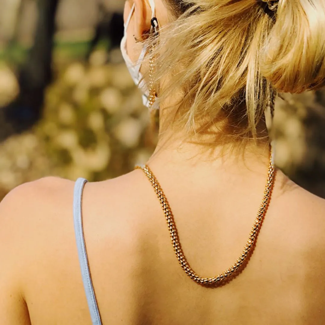 Rose n’ Glowing Mask Chain
