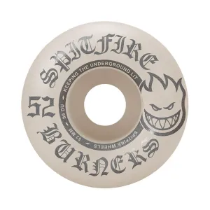 Ruedas Skate Spitfire Burner 99DU 52mm Pack 4