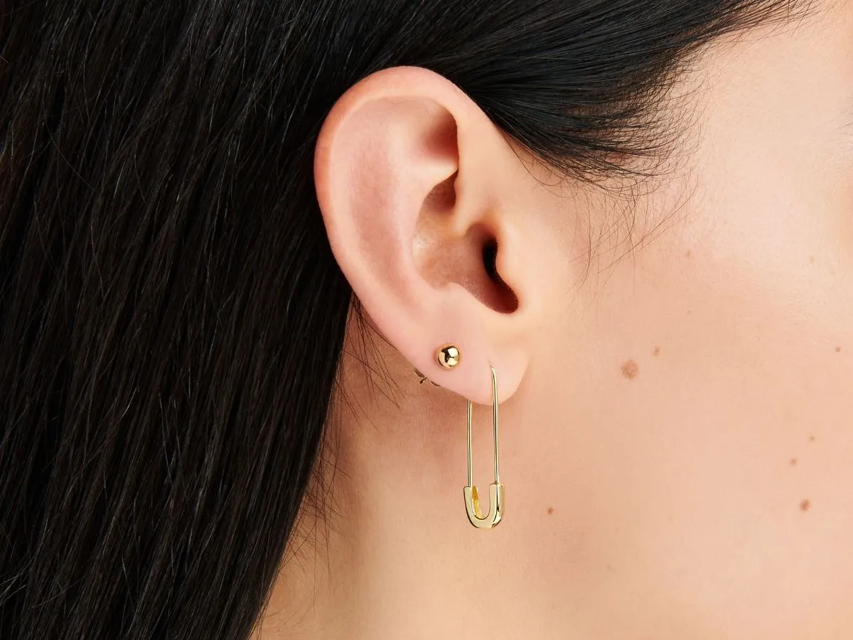 Safety Pin Earrings