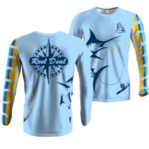 Sailfish Long Sleeve Light Blue Performance Dri-Fit (LS09)