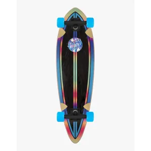 Santa Cruz 33" Iridescent Dot Pintail Complete Skateboard