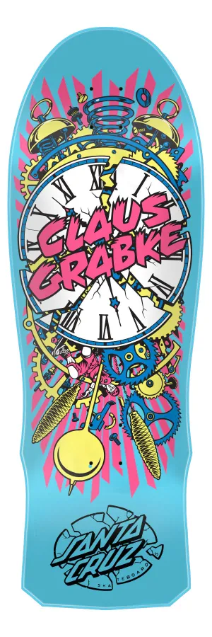 Santa Cruz Grabke Exploding Clock 10" Reissue Deck