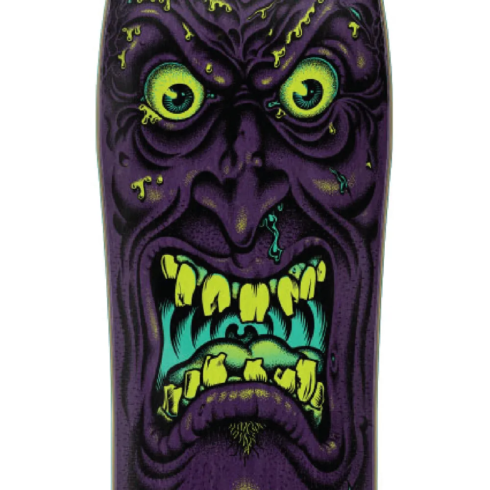 Santa Cruz Rob Roskopp Face - Matte Purple Skateboard Deck