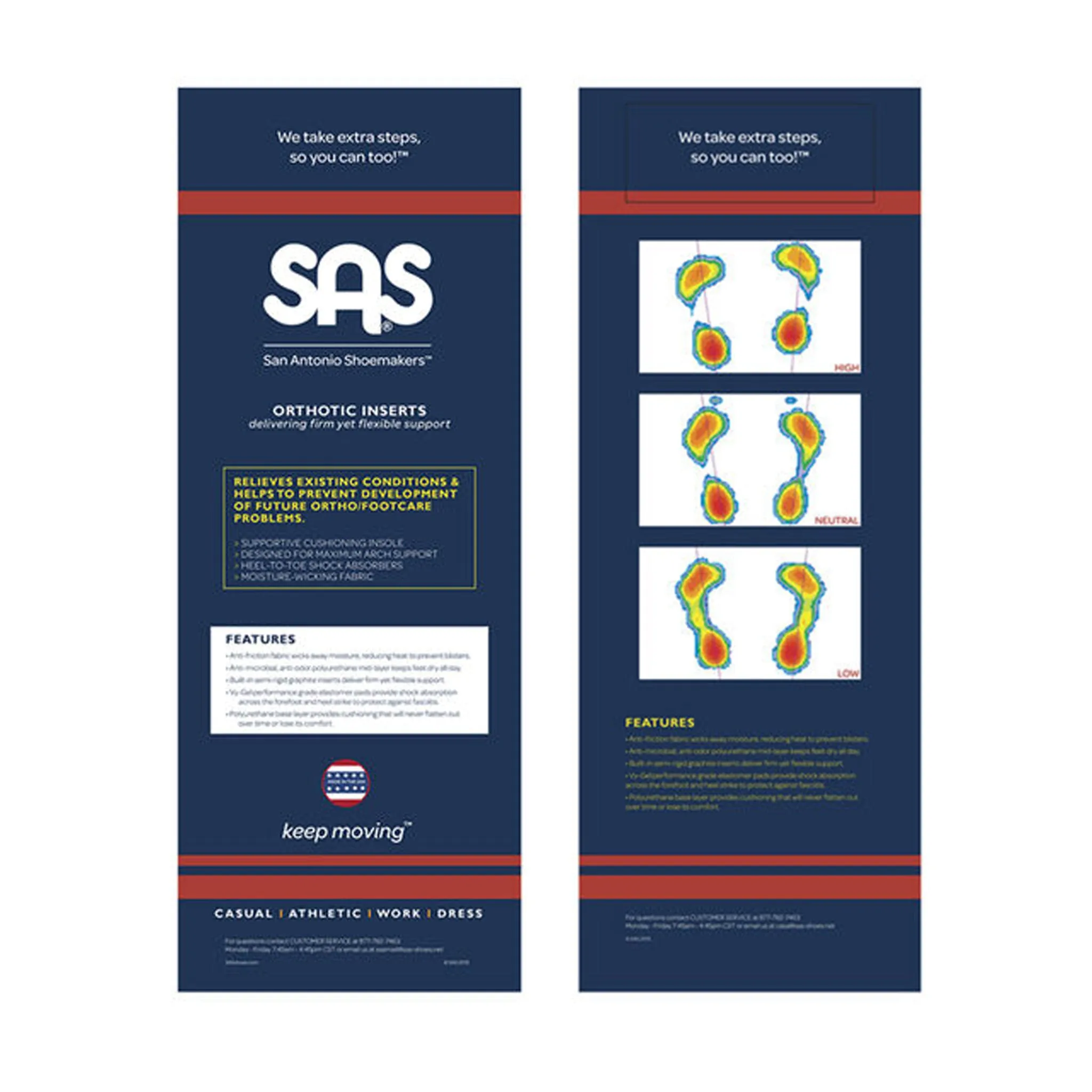 SAS | Women's Arch Plus High Orthotic