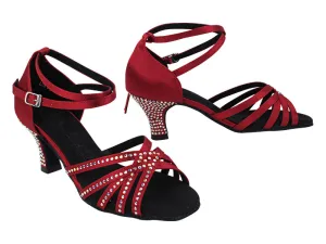 SERA2613CC 139 Dark Red Satin_Rhinestone_F_H Only