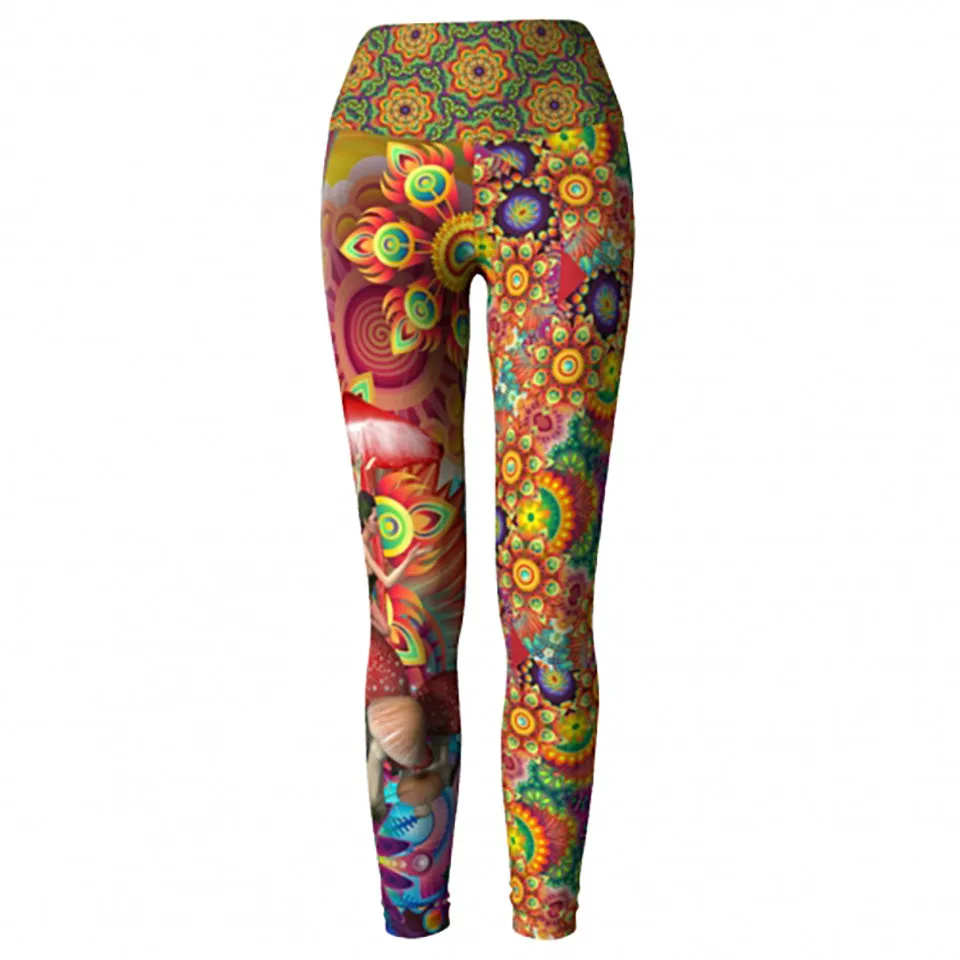 Shrooms - Spice Yoga Leggings