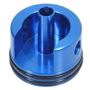 SHS AEG V3 AK CNC Aluminum Double O-ring Cylinder Head - Blue #GT0014 (GG09-09)