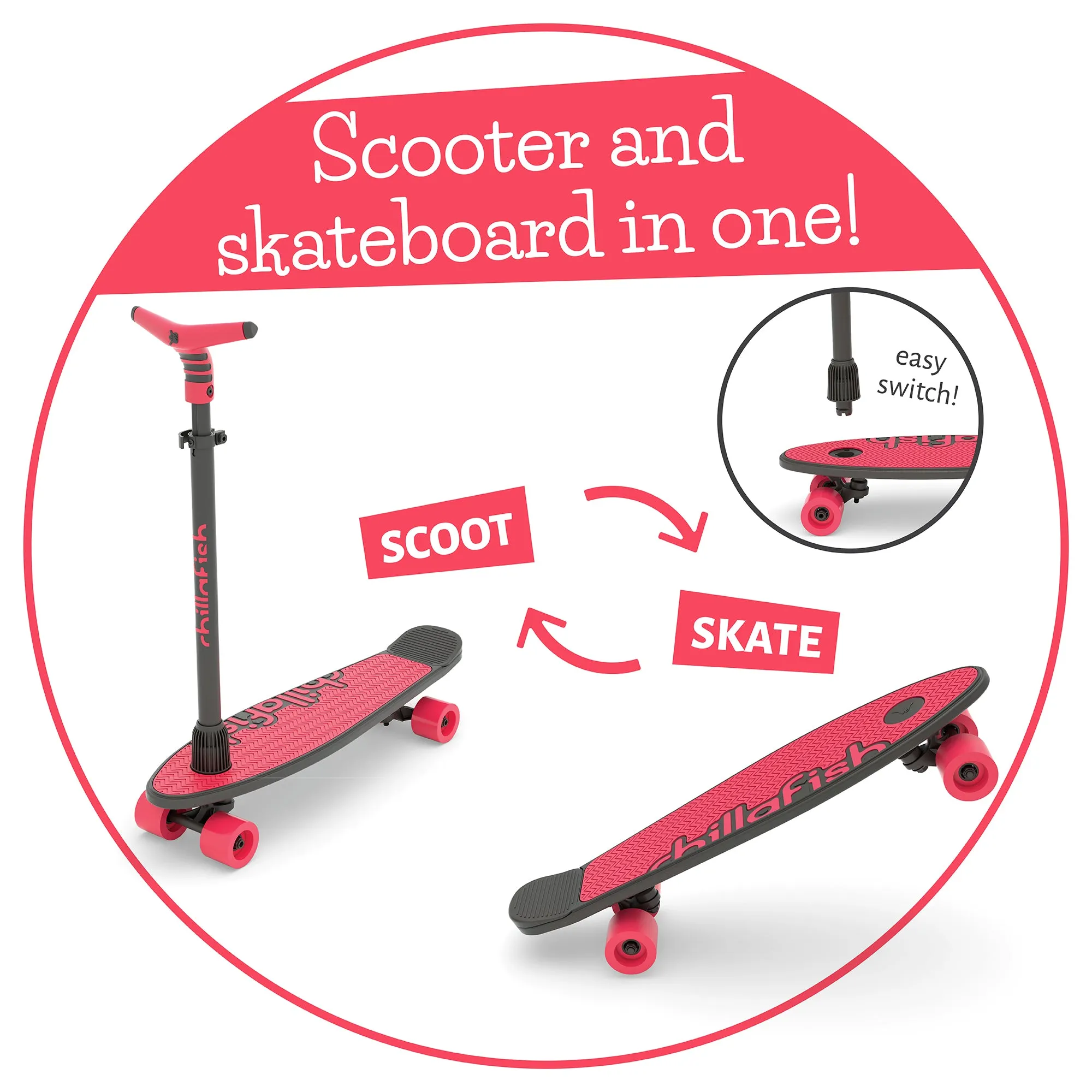 SkatieSkootie 2 - skate and scoot in one