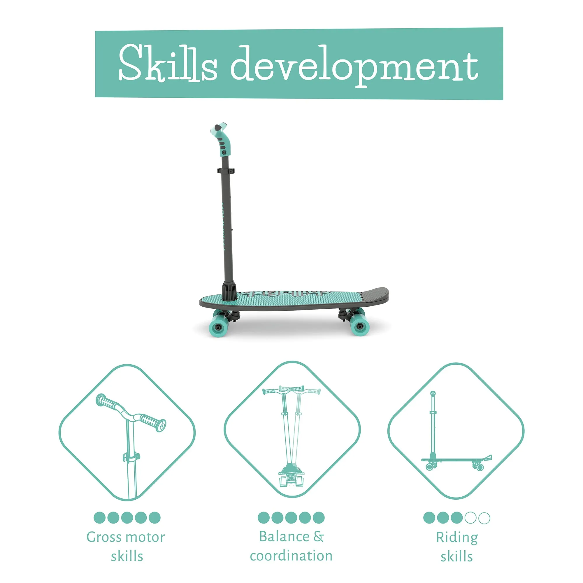 SkatieSkootie 2 - skate and scoot in one