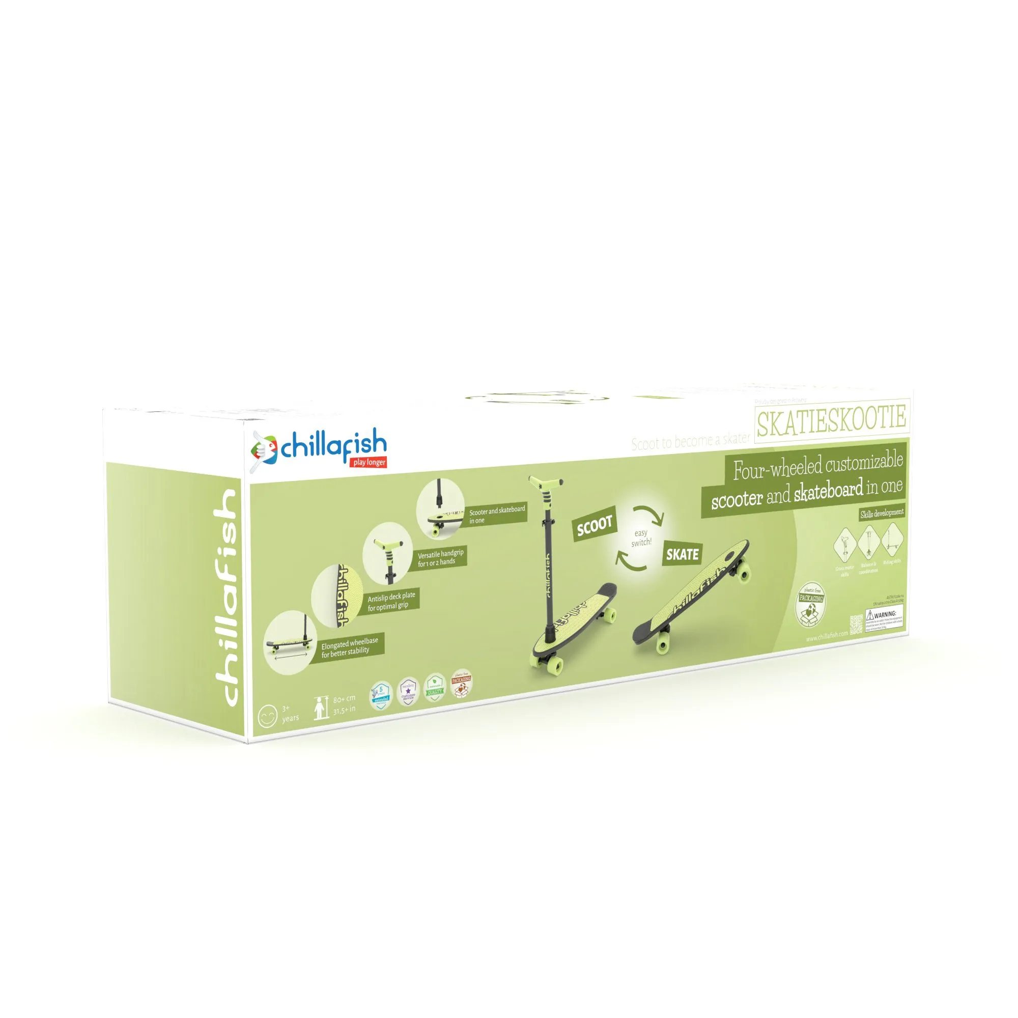SkatieSkootie 2 - skate and scoot in one