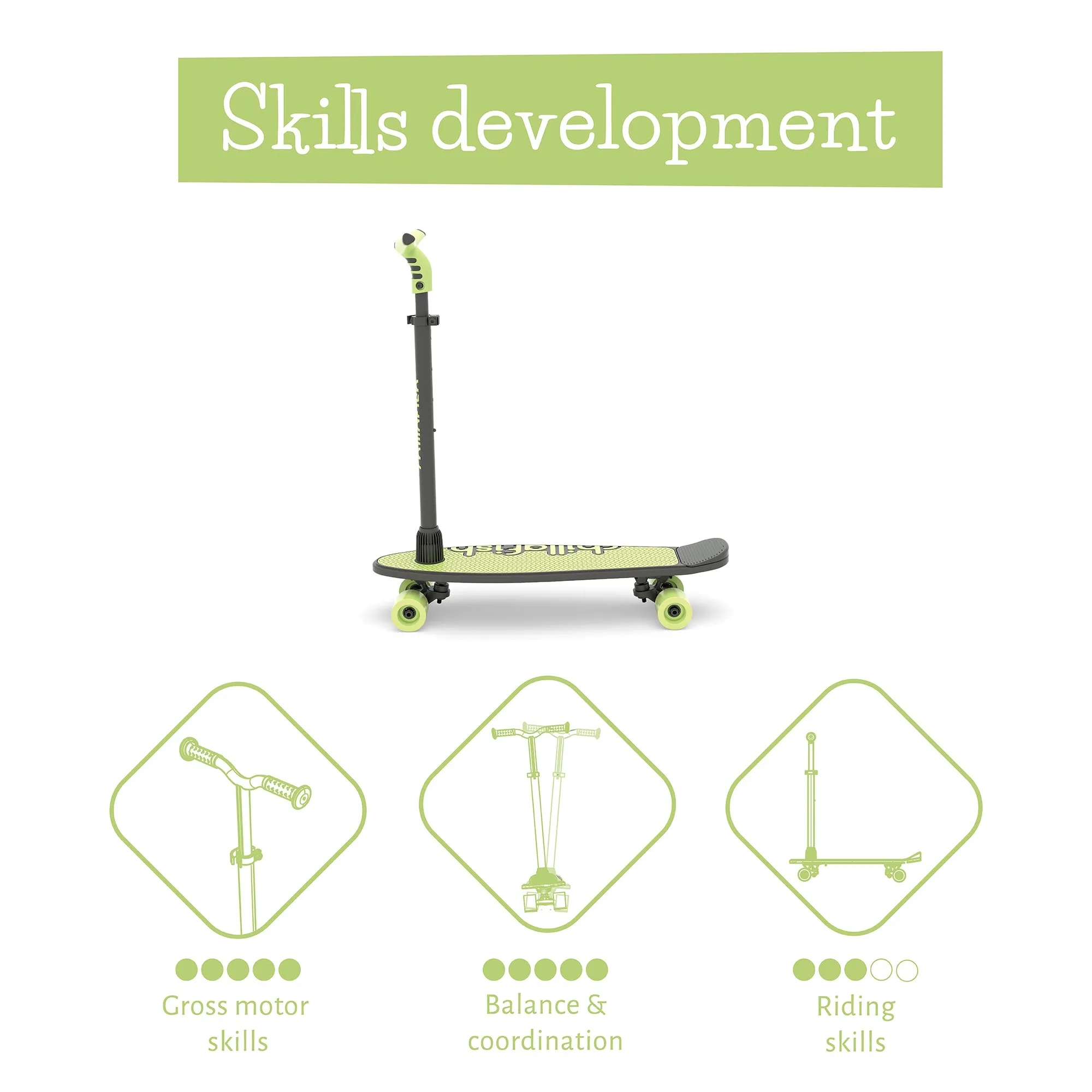 SkatieSkootie 2 - skate and scoot in one