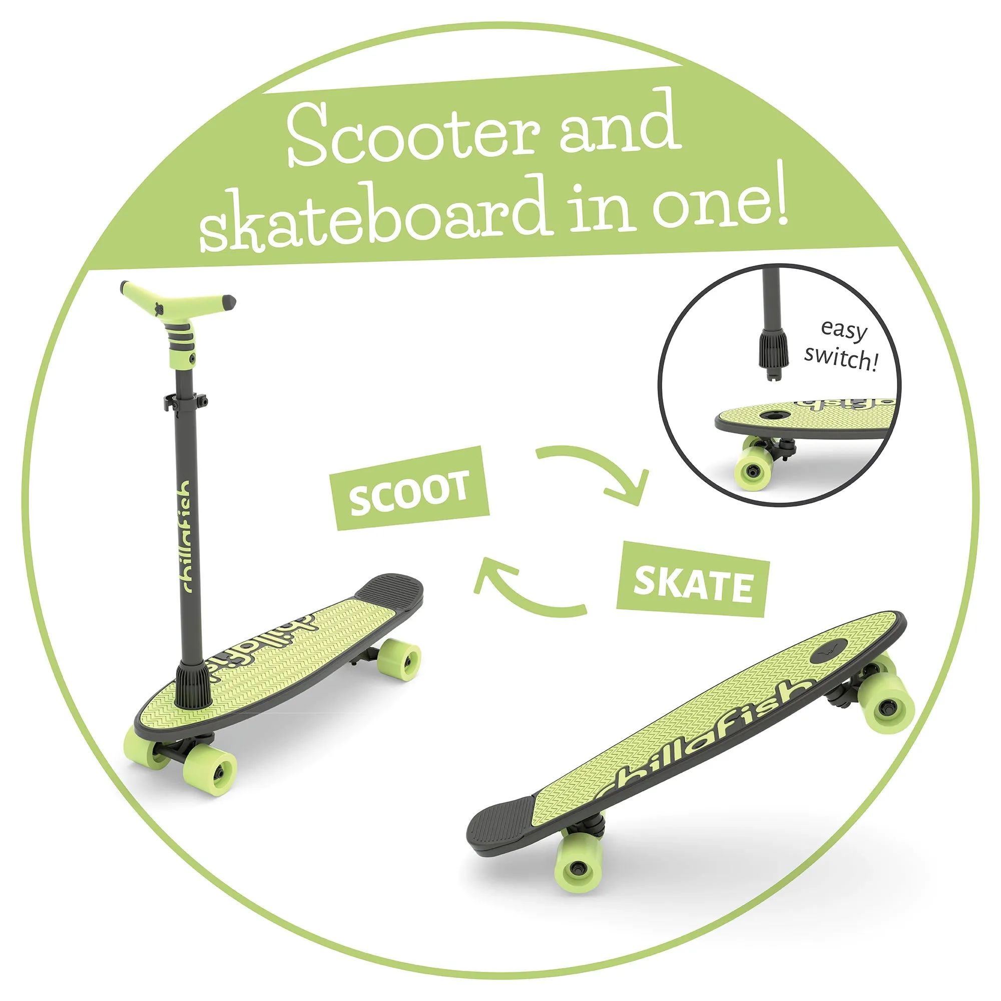 SkatieSkootie 2 - skate and scoot in one