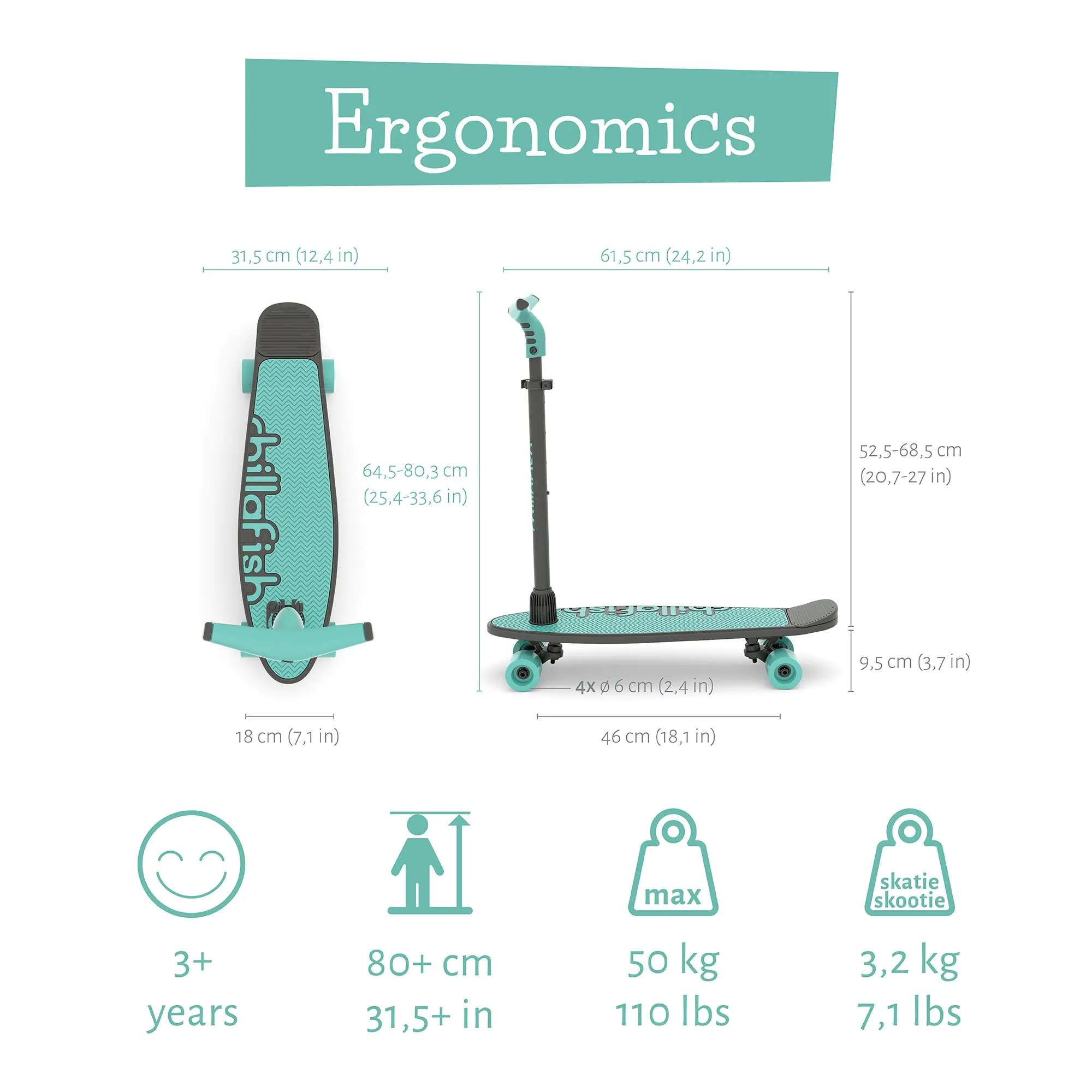 SkatieSkootie 2 - skate and scoot in one
