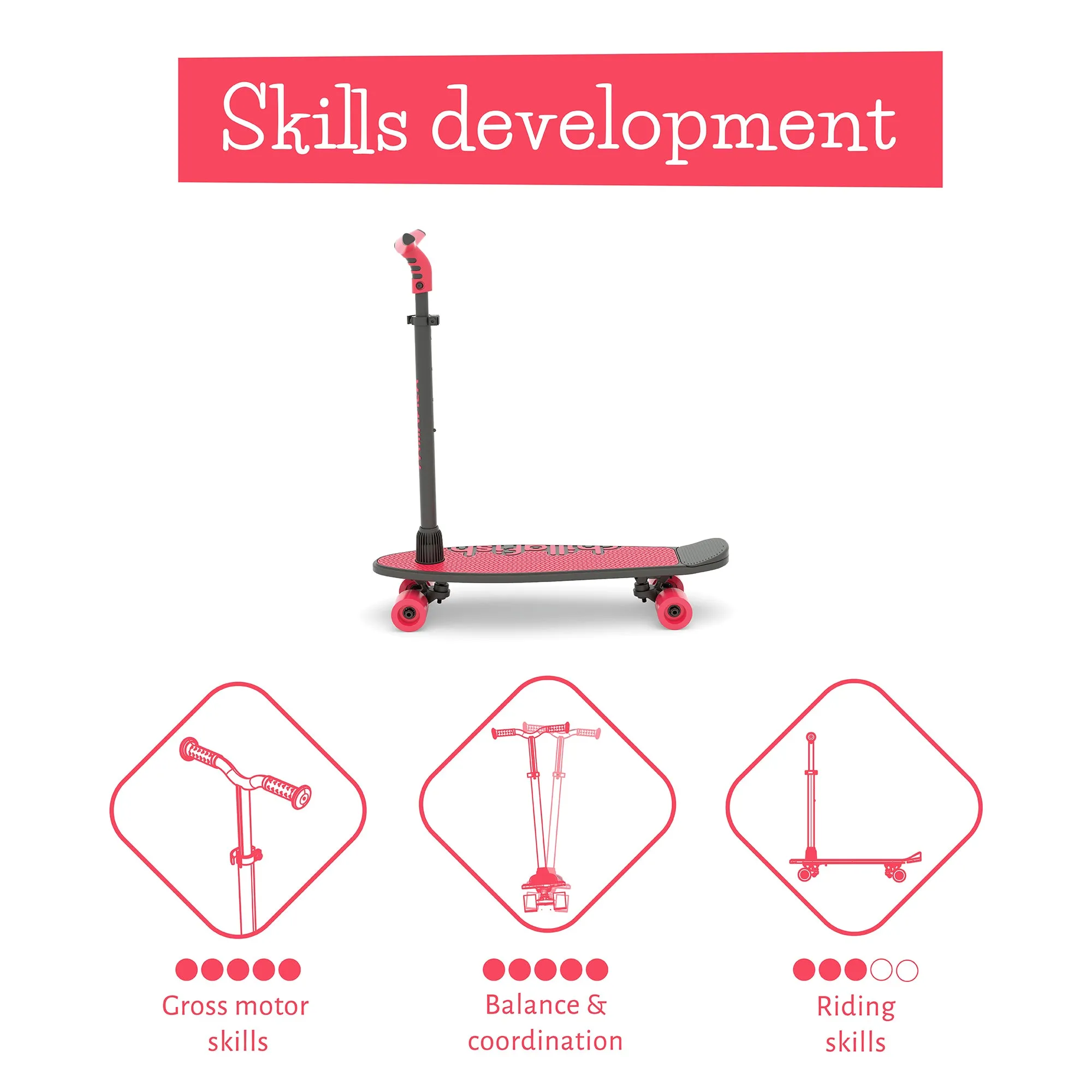 SkatieSkootie 2 - skate and scoot in one