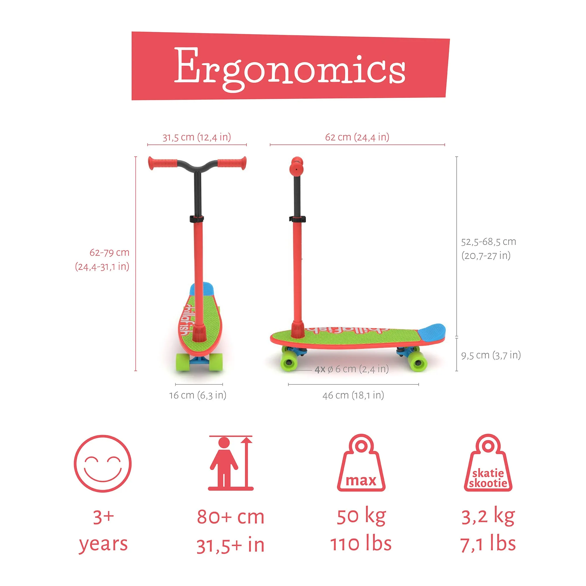 Skatieskootie - skate and scoot in one