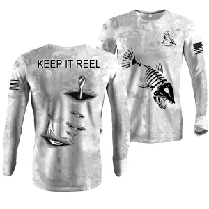 Skeleton Fish Long Sleeve Performance Dri-fit (LS14)