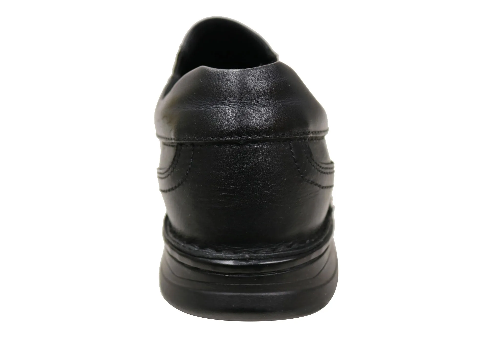 Slatters Accord Mens Wide Fit Slip On Leather Comfort Walking Shoes