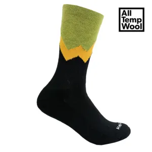 Socks - Olive Cascade Wool