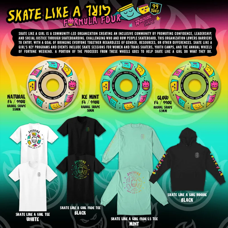 Spitfire Skate Like a Girl Tee - White