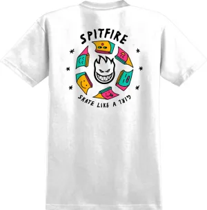 Spitfire Skate Like a Girl Tee - White