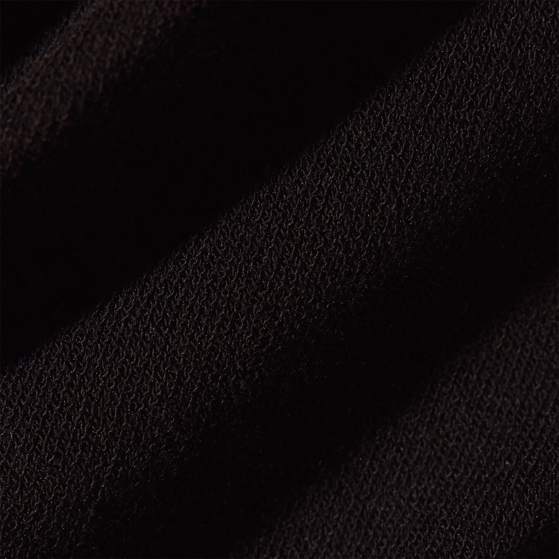 Stretch Cotton Cardigan - Black