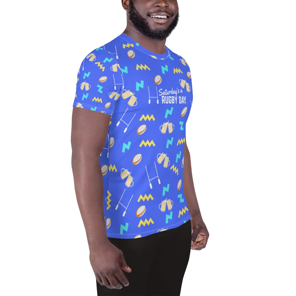 Summer Lovin' All-Over Print Men's Athletic T-shirt