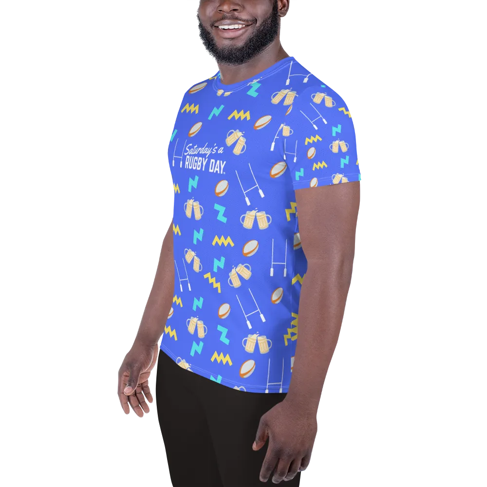 Summer Lovin' All-Over Print Men's Athletic T-shirt