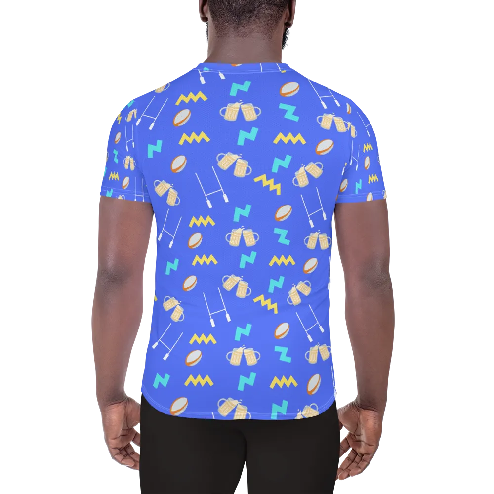 Summer Lovin' All-Over Print Men's Athletic T-shirt