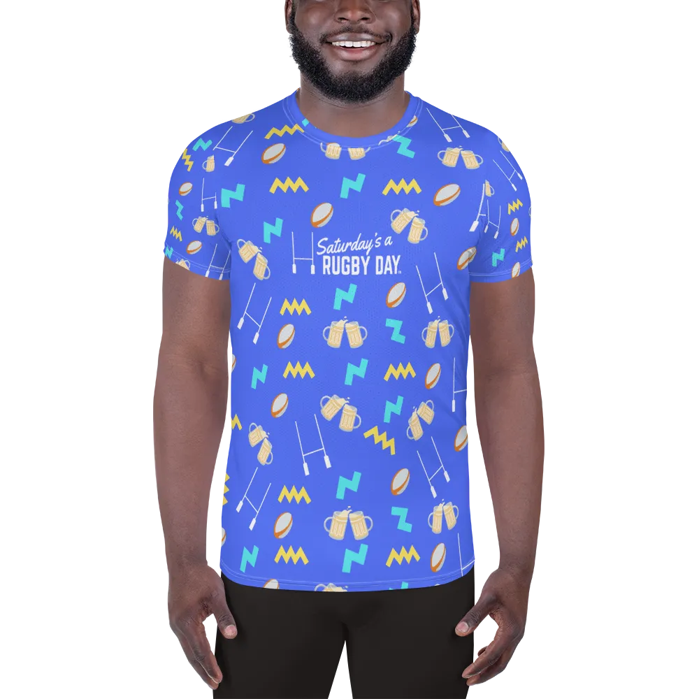 Summer Lovin' All-Over Print Men's Athletic T-shirt