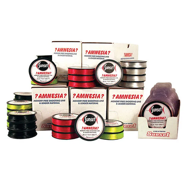 Sunset Amnesia Memory Free Monofilament Trace | 30lb / 13.6kg 100m