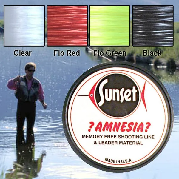 Sunset Amnesia Memory Free Monofilament Trace | 30lb / 13.6kg 100m