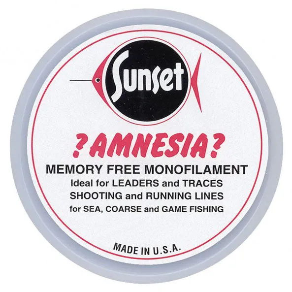 Sunset Amnesia Memory Free Monofilament Trace | 30lb / 13.6kg 100m